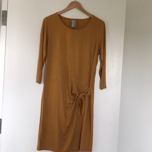 Anthropologie yellow dress